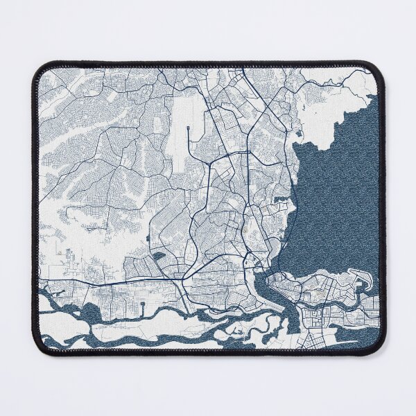 Item preview, Lagos City Map of Nigeria - Coastal designed and sold by deMAP.