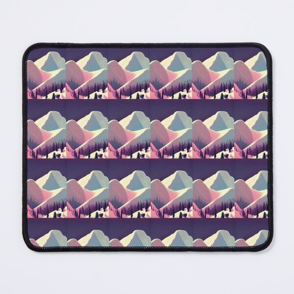 Item preview, NIGHT PURPLE AND GREEN TINGED MOUNTAIN VIEW designed and sold by sailorsam1805.