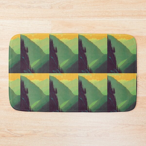 Item preview, ORANGE AND GREEN TINGED MOUNTAIN VIEW designed and sold by sailorsam1805.