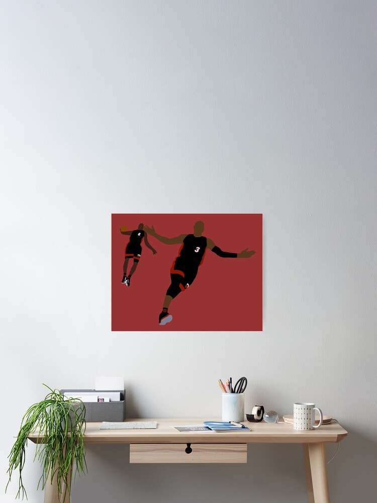 Lebron james dwyane hot sale wade poster