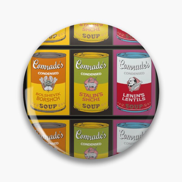 Item preview, Soviet Andy Warhol soups - Comrade Pop Art - Triple soup designed and sold by Groenendijk.