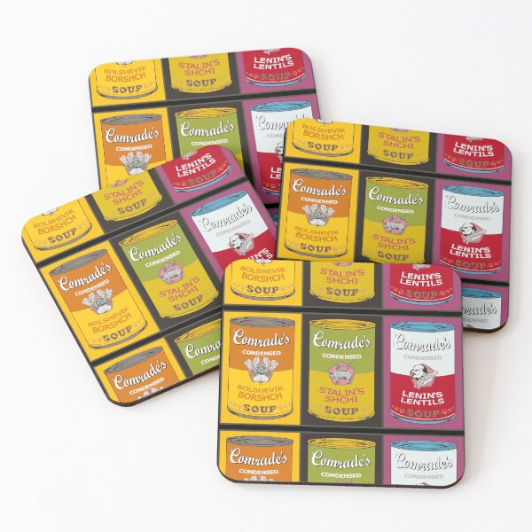 Item preview, Soviet Andy Warhol soups - Comrade Pop Art - Triple soup designed and sold by Groenendijk.