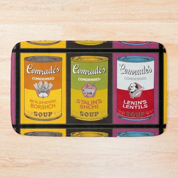 Item preview, Soviet Andy Warhol soups - Comrade Pop Art - Triple soup designed and sold by Groenendijk.
