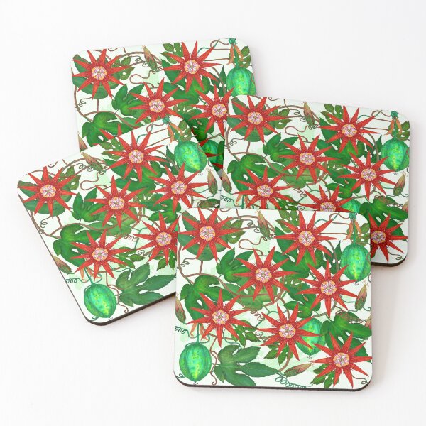 Item preview, Passiflora vitifolia designed and sold by joancaronil.