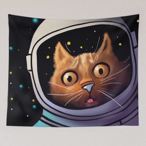 Item preview, Cat Astronaut designed and sold by Timegraf.