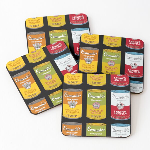 Item preview, Soviet Andy Warhol soups - Comrade Pop Art - Triple Soup Combo designed and sold by Groenendijk.