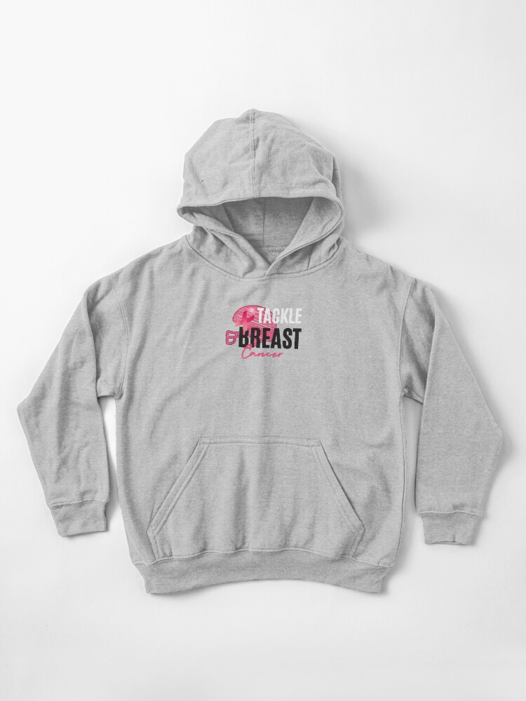 Baseball Pink Ribbon Breast Cancer Awareness' Unisex Two-Tone Hoodie