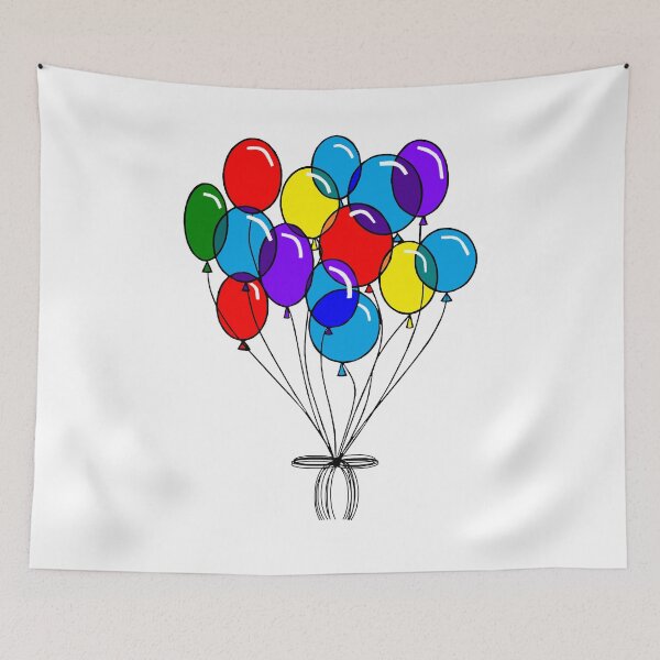 Item preview, A Bouquet of Many Colored Balloons designed and sold by judy snyder.