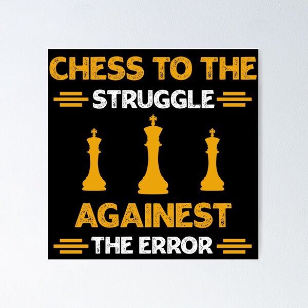Item preview, Chess Lover Chess to the Struggle Against the Error Chessmen  designed and sold by Rami Khalifah.