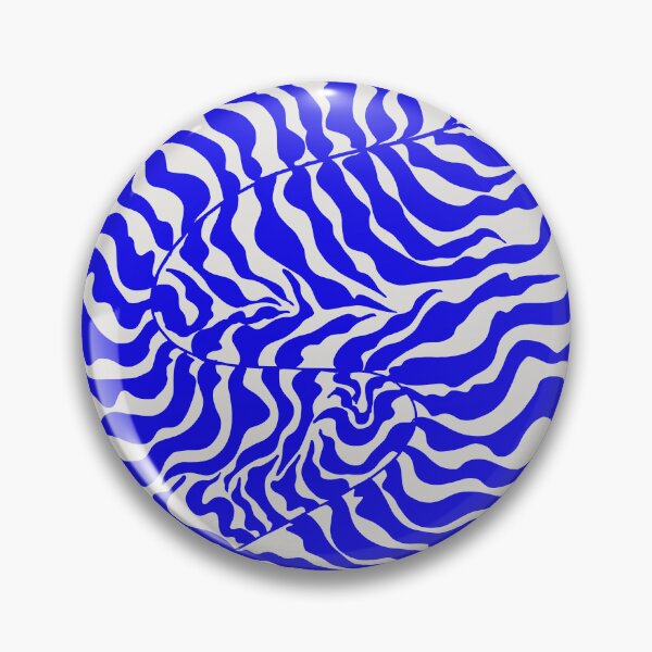 Item preview, Classic Blue Nordic Matisse Leaves designed and sold by MaiZephyr.