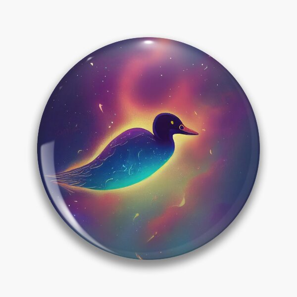Artikelvorschau, Duck swimming in space entworfen und verkauft von ComicsFactory.