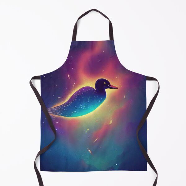 Item preview, Duck swimming in space designed and sold by ComicsFactory.