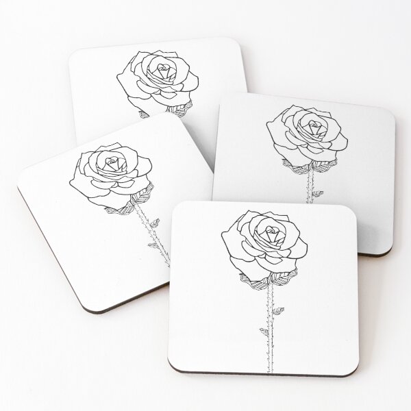 Item preview, Rose black and white  designed and sold by CosmicKazimir  rose.