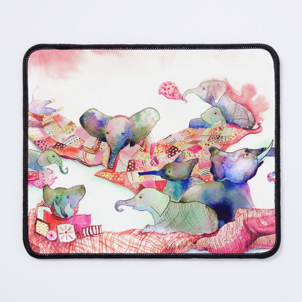 Item preview, Elephants, Pillows, and Blankets designed and sold by AmyAnnieMakes.