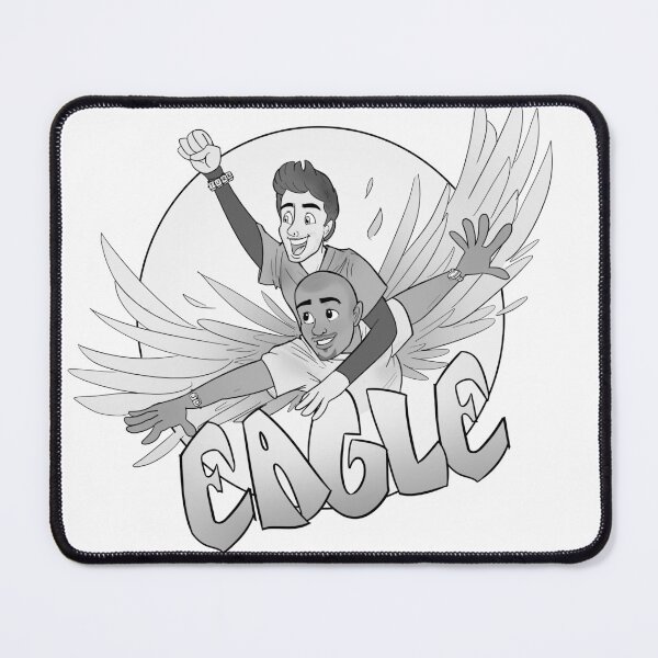 Item preview, Scrubs Eagle (Monochrome) designed and sold by Phreephur.