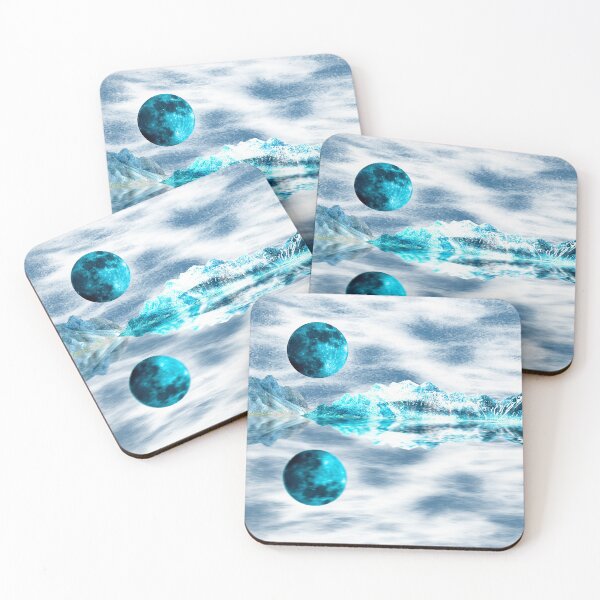 Item preview, Blue Moon over the Glass Mountains designed and sold by cesartorresart.