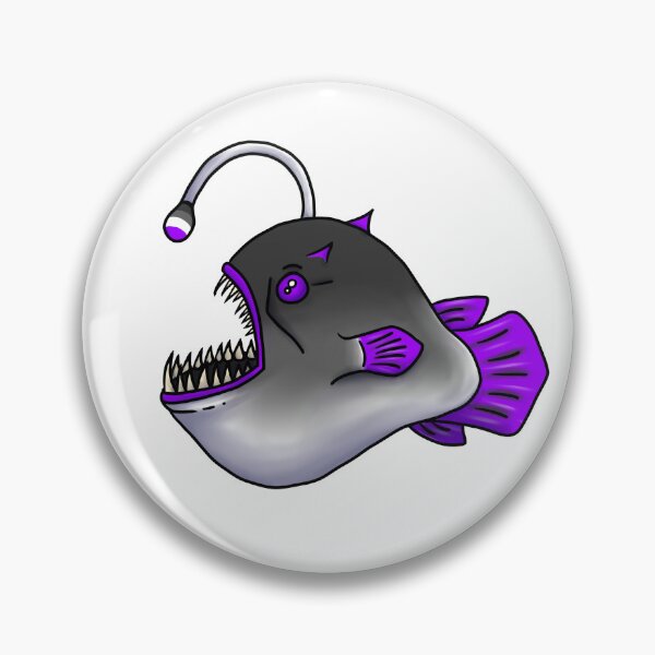 Item preview, Ace Pride Angler Fish designed and sold by StaticKlingShop.