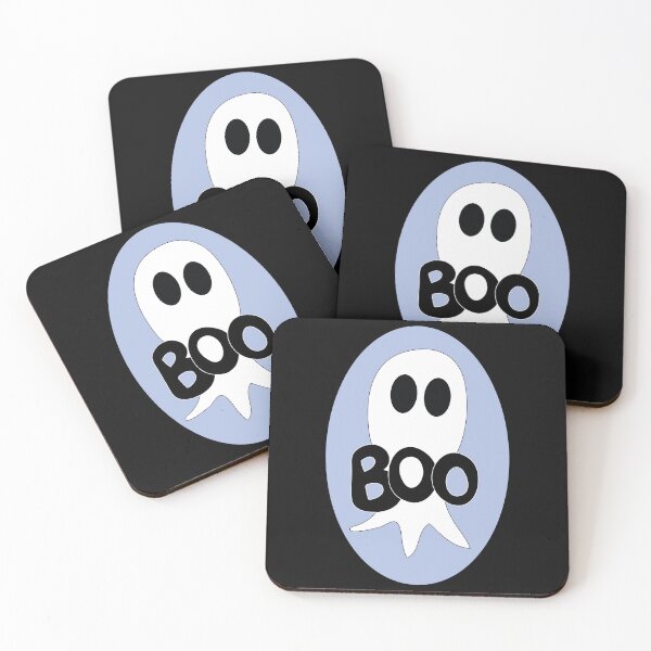 Item preview, Cute ghost cartoon with BOO text  designed and sold by AngelDawnDesign.