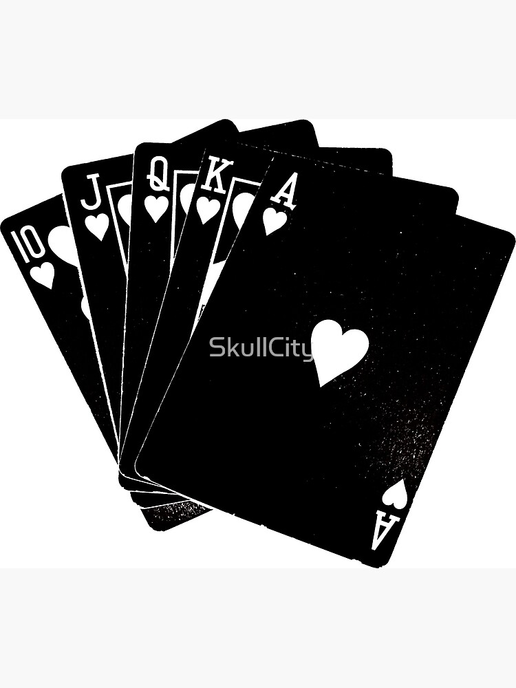 Black Cards Poster for Sale by SkullCity