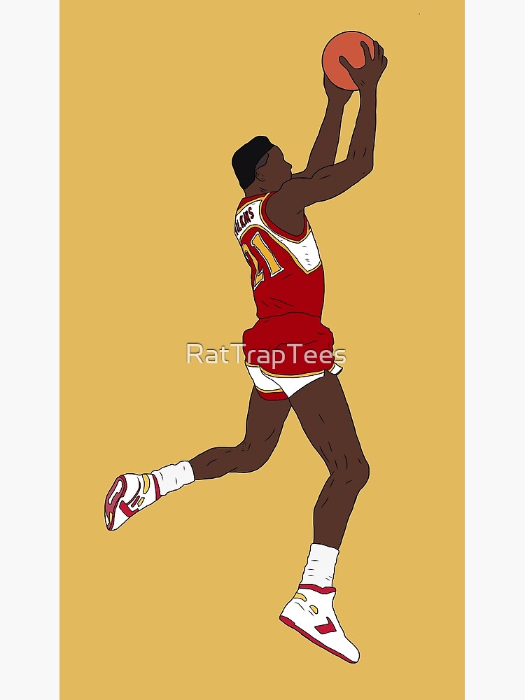 Dominique Wilkins  Sports Caricature T Shirts