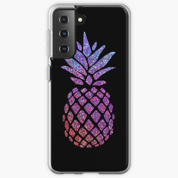 Colorful Glitter Pineapple Samsung Galaxy Soft Case