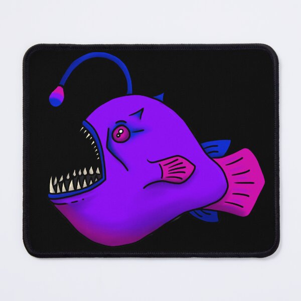 Item preview, Bisexual Pride Angler Fish designed and sold by StaticKlingShop.