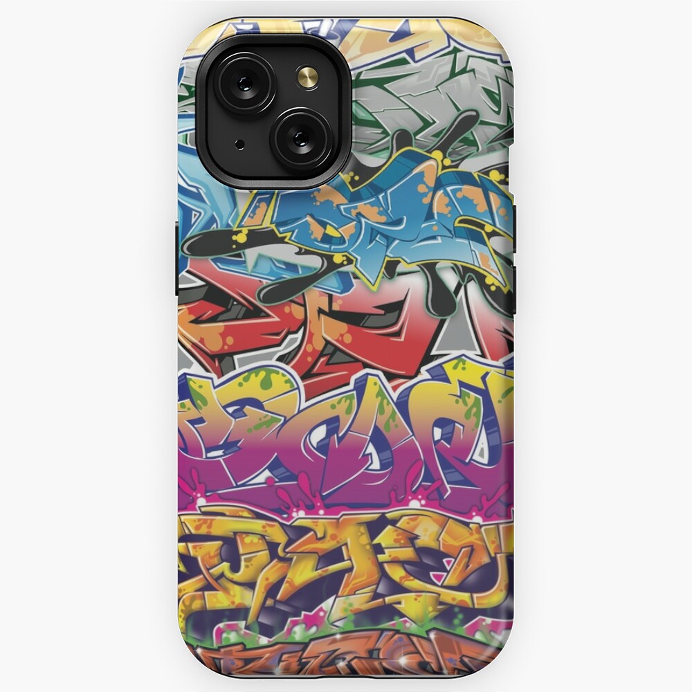 Funda de iPhone for Sale con la obra «Montaje de Graffiti» de trev4000