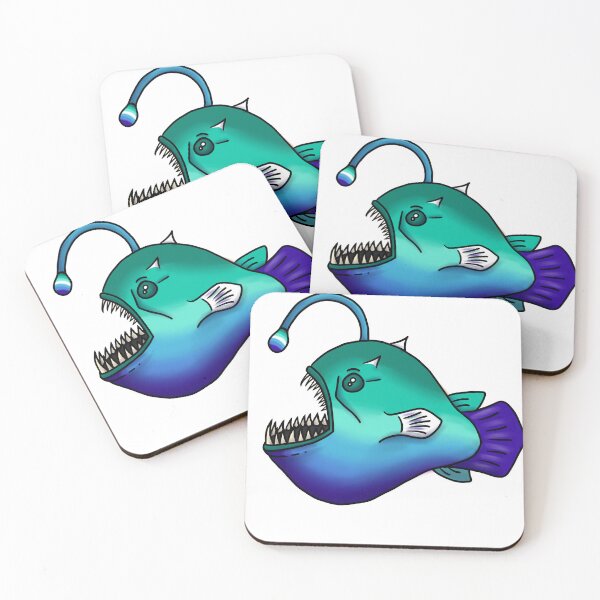 Item preview, MLM Pride Angler Fish designed and sold by StaticKlingShop.