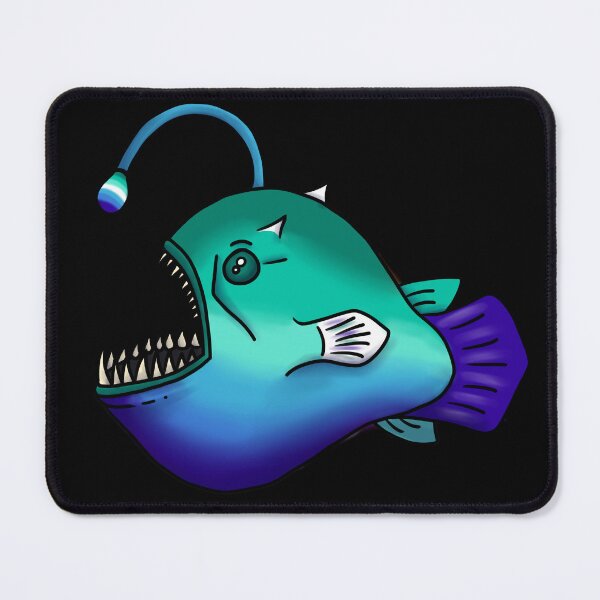 Item preview, MLM Pride Angler Fish designed and sold by StaticKlingShop.