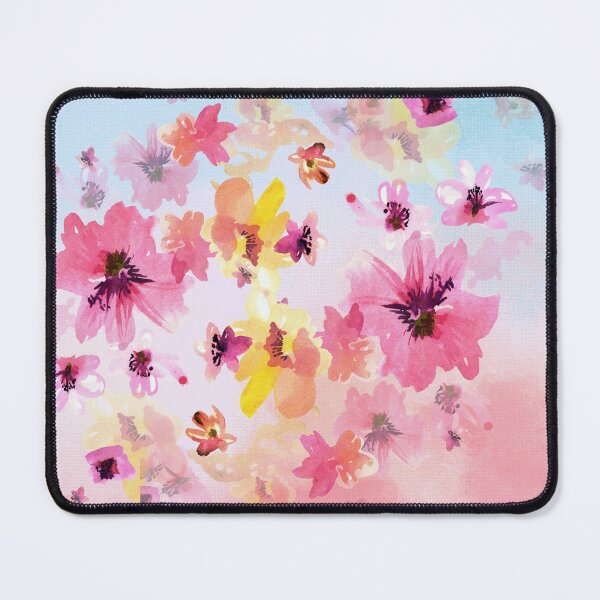 Item preview, pink Flowers pattern designed and sold by fun-times-store.
