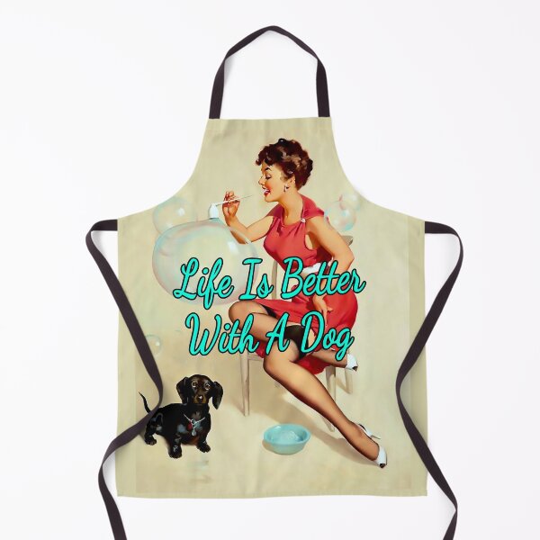 Item preview, 1950’s Pinup Blowing Bubbles With Dog Gil Elvgren designed and sold by KellysComColors.