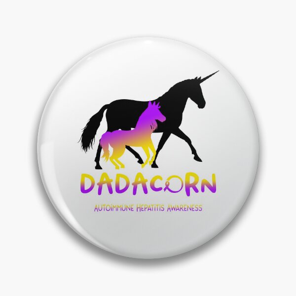Item preview, Autoimmune Hepatitis Awareness Dad Unicorn Dadacorn Support Autoimmune Hepatitis Warrior  designed and sold by RunningShop.