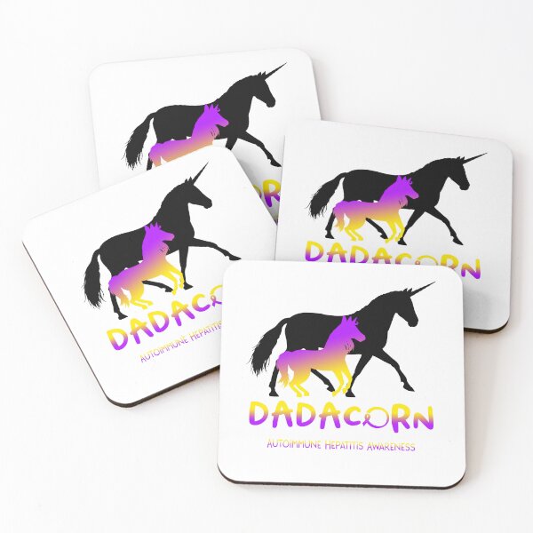 Item preview, Autoimmune Hepatitis Awareness Dad Unicorn Dadacorn Support Autoimmune Hepatitis Warrior  designed and sold by RunningShop.