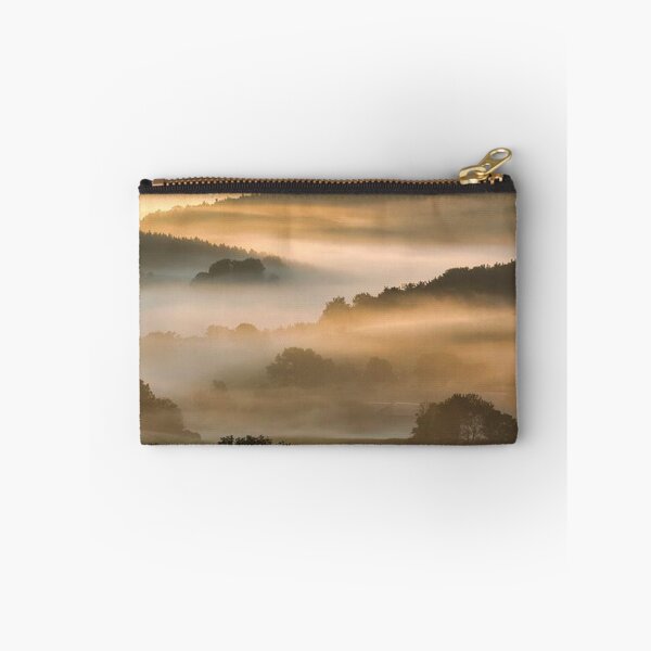 Item preview, Warm, cozy and foggy forest mountains  designed and sold by Durgaa D.