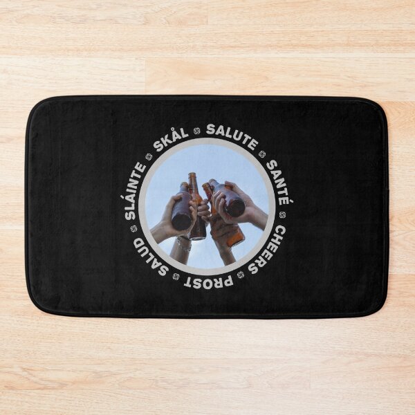 Item preview, Salute - cheers in several languages! grey designed and sold by OptLuv.