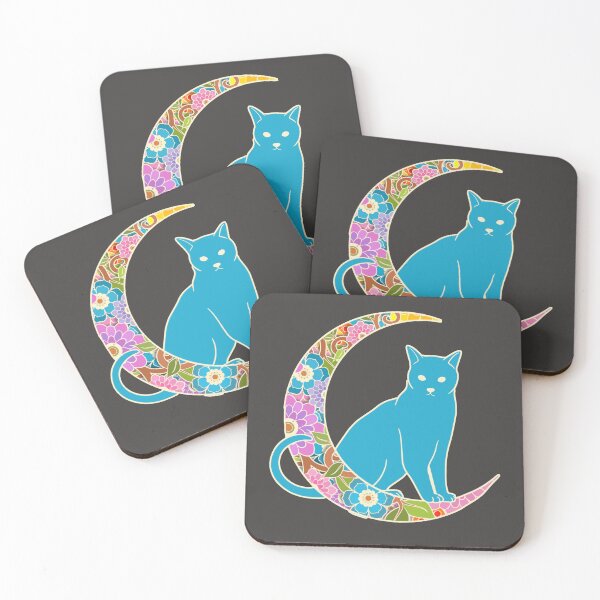 Item preview, Cat with Floral Moon Artistic Design  designed and sold by Alondra.