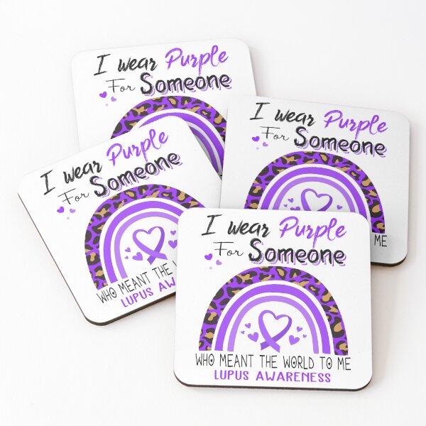 Item preview, Lupus Awareness I Wear Purple for Someone Who Meant The World To Me designed and sold by GennieShop.