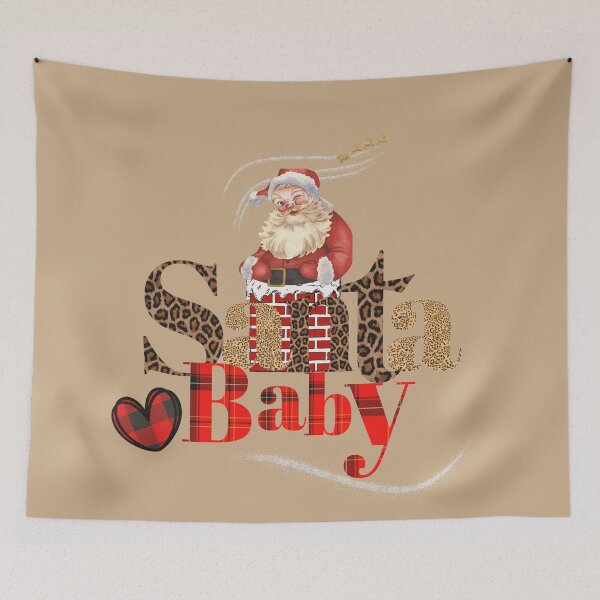 Item preview, SANTA COMING DOWN THE CHIMNEY designed and sold by LanaDevon.
