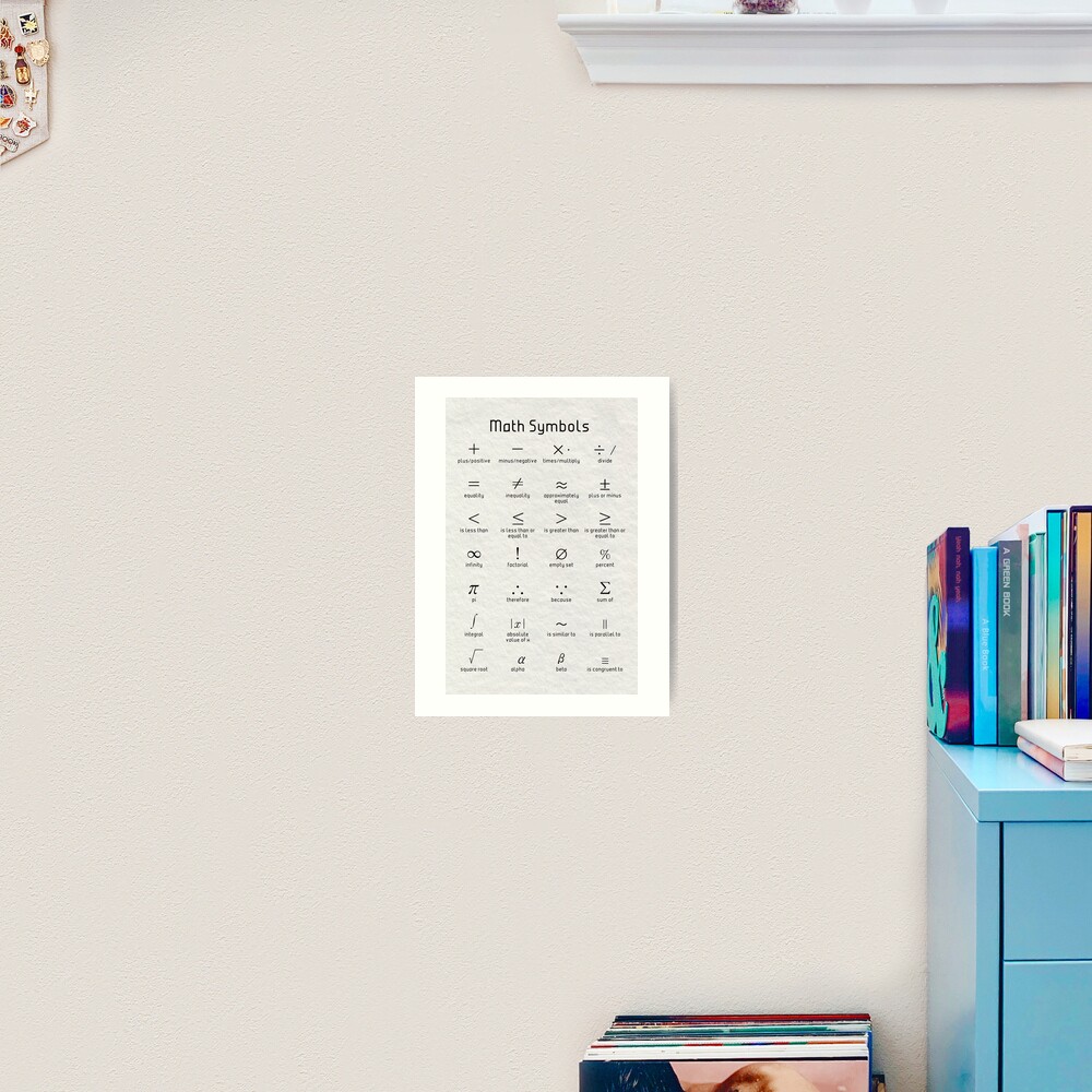 Vista previa del artículo con la obra «Lámina artística», diseñado y vendido por coolmathposters.