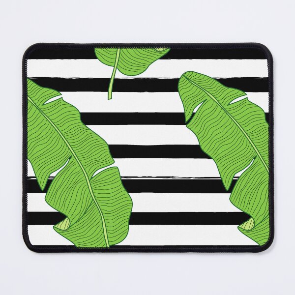 Item preview, Leaves On Striped Background designed and sold by TheCatmeow2000.