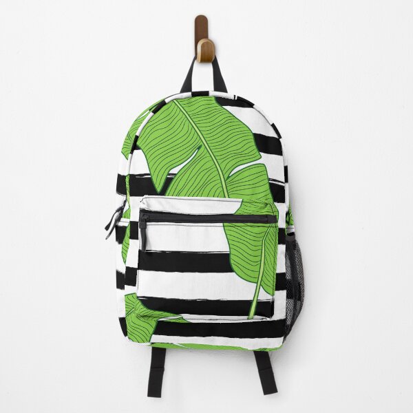 Item preview, Leaves On Striped Background designed and sold by TheCatmeow2000.