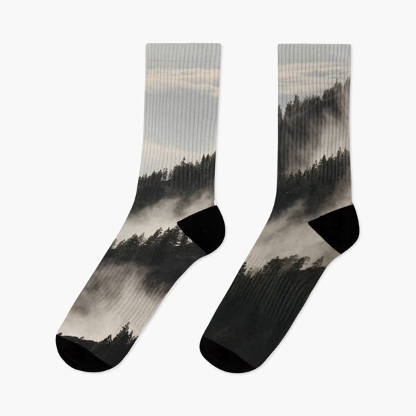 Item preview, Beautiful Foggy forest mountains  designed and sold by Durgaa D.