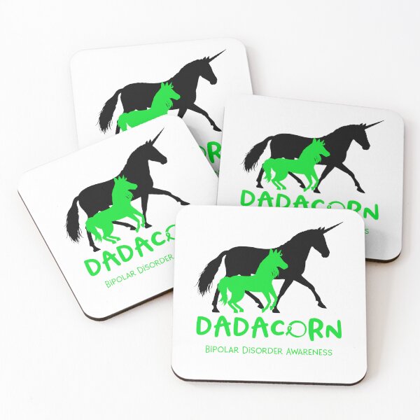 Item preview, Bipolar Disorder Awareness Dad Unicorn Dadacorn Support Bipolar Disorder Warrior  designed and sold by RunningShop.
