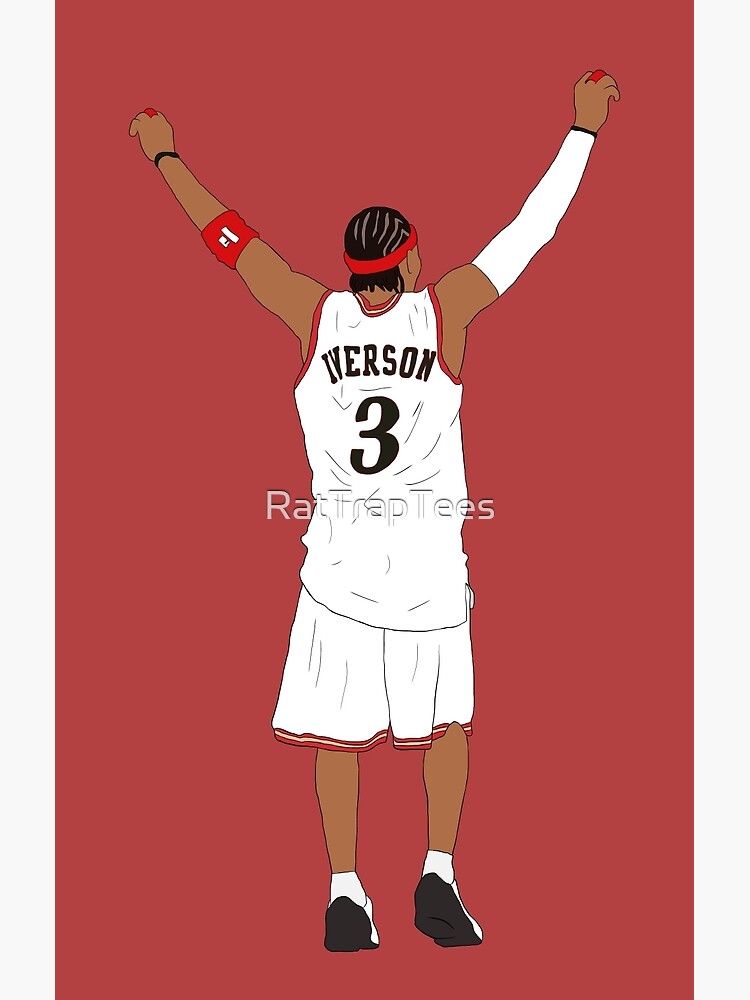 Allen Iverson Steps Over Tyronn Lue Low Poly Poster for Sale by  RatTrapTees