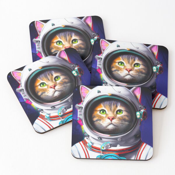 Item preview, Blue Cat Astronaut designed and sold by Timegraf.