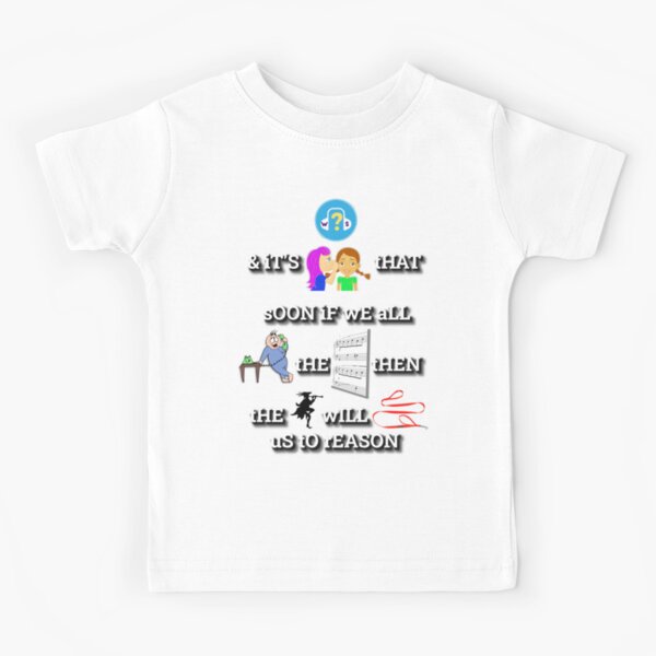 can-you-name-that-song-what-is-the-tune-5-kids-t-shirt-for-sale-by