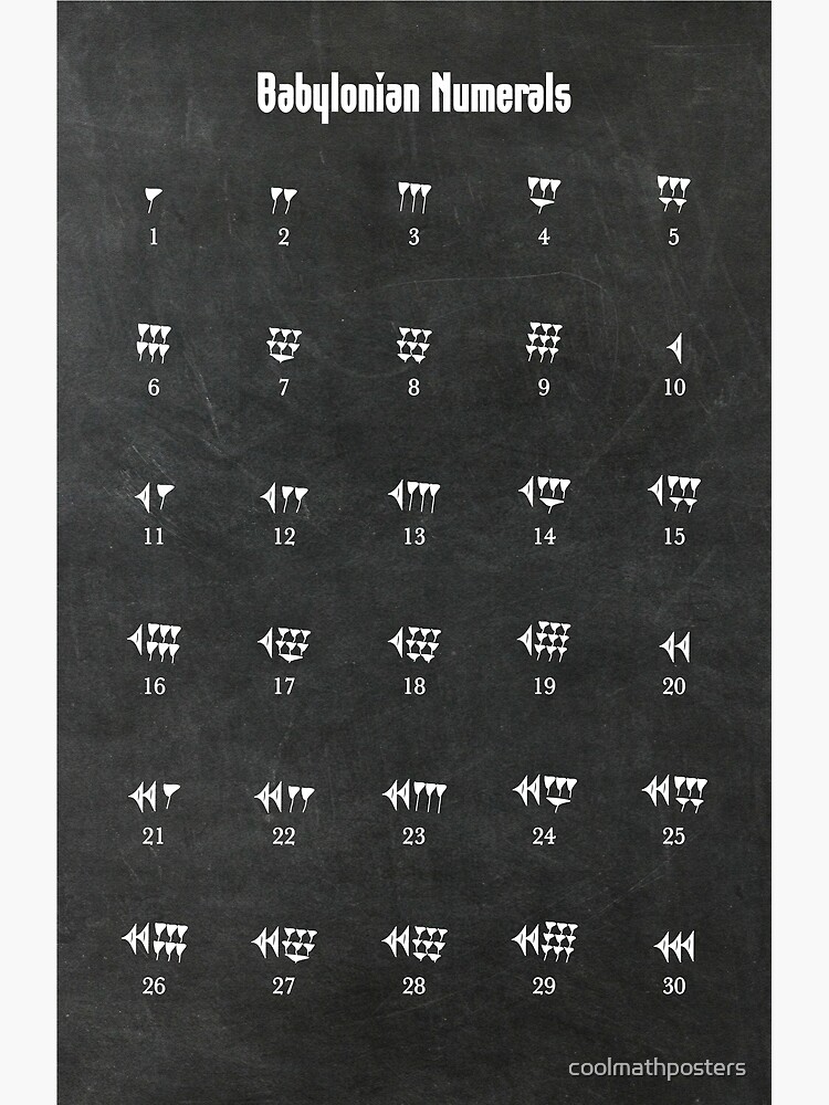 babylonian-numerals-poster-by-coolmathposters-redbubble
