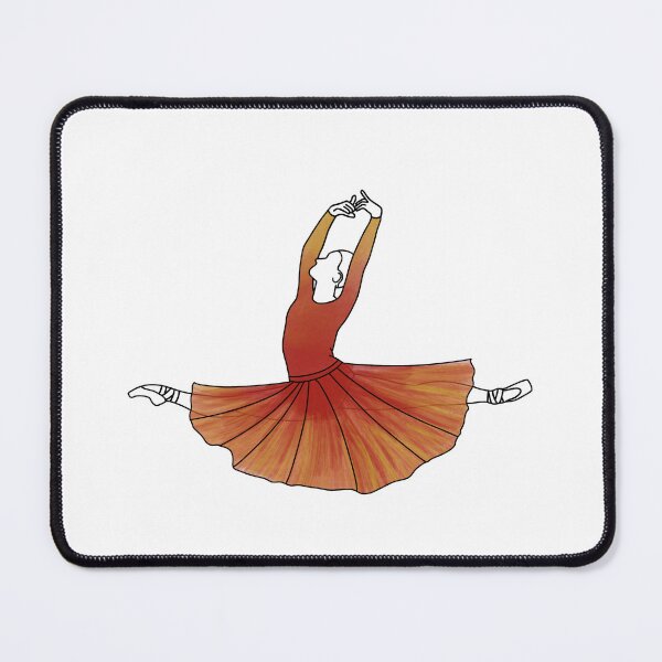 Item preview, Fire watercolor ballet dance designed and sold by aliciab013.