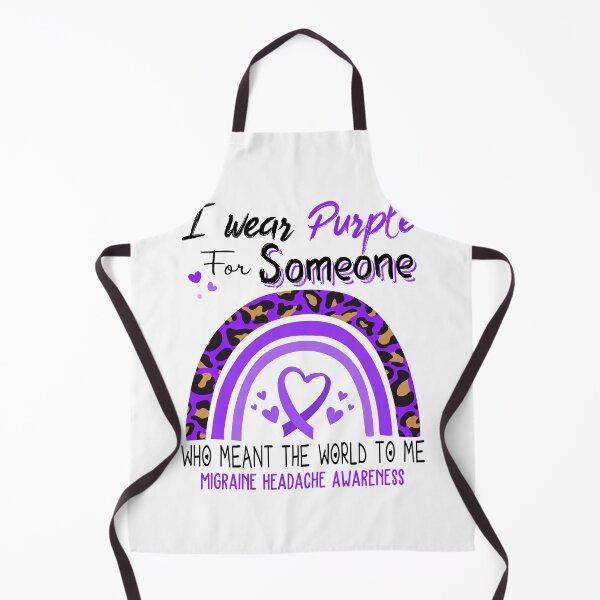 Item preview, Migraine Headache Awareness I Wear Purple for Someone Who Meant The World To Me designed and sold by GennieShop.