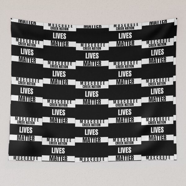 Item preview, MUSCOGEE CREEK NATION LIVES MATTER designed and sold by TipyukwBeadwork.